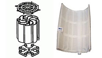 Purex Replacement for 48 Sq Ft Filters | 25-3/8" Tall Grids for Bottom Manifold Filters | 074924 PXG2448 FG-1248 FC-9240