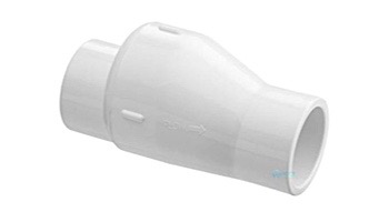 SuperPro Swing-Spring Clear Check Valve .5lb SlipxSlip 1" | 0821-10C