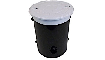 SuperPro Inground Automatic Water Leveler White Lid | Accepts 1", 1.5", 2" Inlet into Pool | 25504-000-000