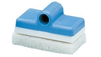 A&B Brush Plastic Back Tile Scrubber with Pad | White Pad | 7020