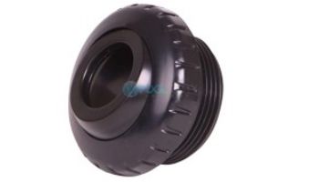 Color Match Pool Fittings 1-1/2" MPT Eyeball Fitting | Black | TEF02-15