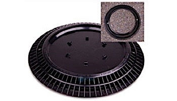 Color Match 10" Round VGB Pebble Top Drain Cover | Black | 10-PTD-102A