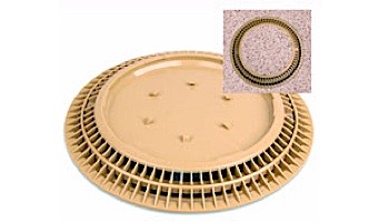 Color Match 10" Round VGB Pebble Top Drain Cover | Tan | 10-PTD-108A