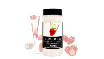 Spazazz Spa & Bath Set The Mood Aromatherapy Crystals | Strawberries N' Champagne - Romance 17oz | 502