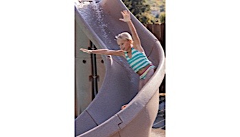 SR Smith TurboTwister Pool Slide | Right Curve | Sandstone | 688-209-58123