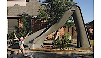 SR Smith TurboTwister Pool Slide | Right Curve | Sandstone | 688-209-58123