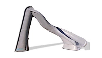 SR Smith TurboTwister Pool Slide | Left Curve | Gray Granite | 688-209-58224