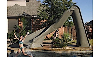 SR Smith TurboTwister Pool Slide | Right Curve | Gray Granite | 688-209-58124