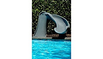 SR Smith Cyclone Pool Slide | Right Curve | Gray Granite | 698-209-58124