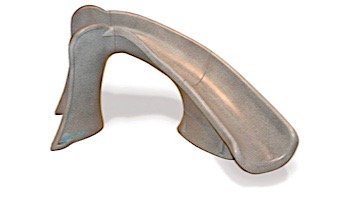 SR Smith Cyclone Pool Slide | Right Curve | Sandstone | 698-209-58123