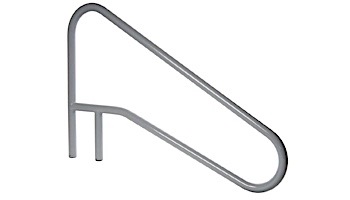 SR Smith 54" Center Grab 3 Bend Sealed Steel Rail | White Color | 304 Grade | .049 Wall Residential | DMS-102A-VW