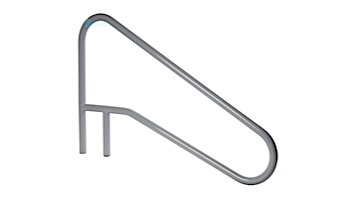SR Smith 54" Center Grab 3 Bend Sealed Steel Rail | Pewter Grey Color | 304 Grade | .049 Wall Residential | DMS-102A-VG