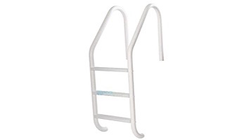 SR Smith 3 Step Hip Treads Sealed Steel Ladder 24" | White Plastic Treads | SS 304 Grade White Color | VLLS-103E-VW