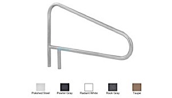 SR Smith 54" Center Grab Stainless Steel Rail with Cross Brace | 304 Grade | .049 Wall Residential | DMS-103A