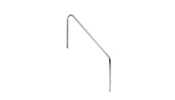 SR Smith 2 Bend 4' Handrail with 1' Extension Stainless Steel | 304 Grade | .049 Wall Residential | 2HR-4-049-1