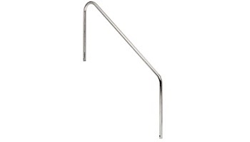 SR Smith 2 Bend 4' Handrail with 1' Extension Stainless Steel | 304 Grade | .049 Wall Residential | 2HR-4-049-1