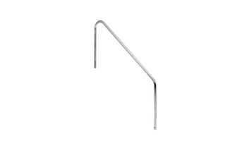 SR Smith 2 Bend 5' Handrail with 1' Extension Stainless Steel | 304 Grade | .049 Wall Residential | 2HR-5-049-1