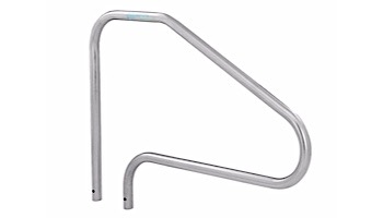 SR Smith 48" Center Grab 4 Bend Marine Grade Stainless Steel Rail | 316 Grade | .049 Wall Residential | DMS-101A-MG