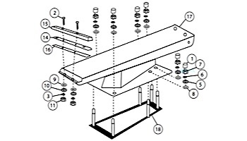 SR Smith 3/4" & 1 Meter Steel Stand Bolt Kit | 71-209-543-SS