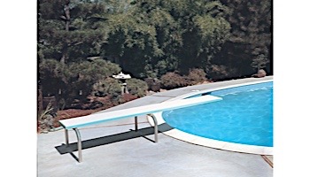 SR Smith 8' Frontier IV Diving Board White and U-Frame Stainless Steel Stand Complete | 68-209-1582