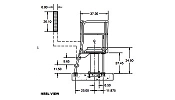 S.R. Smith Deluxe Tower 1 Meter, Left Mount | CAT-1M-203L