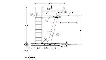 S.R. Smith Deluxe Tower 3 Meter, Dual Mount | CAT-3M-203D