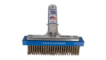 A&B Brush Straight Algae Brush | 5" | Stainless Steel Bristles | 2004