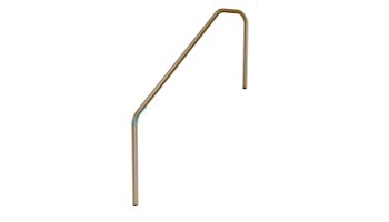 SR Smith 3 Bend 4' Sealed Steel Handrail |Taupe Color | 304 Grade | .049 Wall Residential | 3HR-4-049-VT