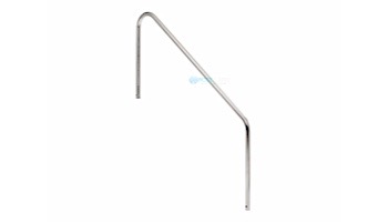 SR Smith 2 Bend 4' Handrail with 1' Extension Stainless Steel | 304 Grade | .049 Wall Residential | 2HR-4-049-2