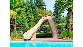 SR Smith Typhoon Pool Slide | Right Curve | Sandstone | 670-209-58123