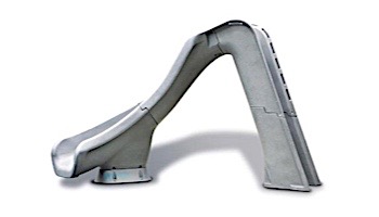 SR Smith Typhoon Pool Slide | Left Curve | Gray Granite | 670-209-58224