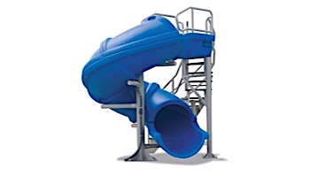 SR Smith Vortex Pool Slide | Spiral Staircase & Closed Flume | Blue | 695-209-43