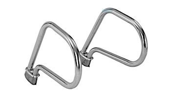 SR Smith Residential Ring Sealed Steel Grab Rail w/ No Anchors | Rock Gray Color  | 304 Grade | 049 Wall | 1.625 OD | RRH-100-RG