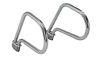 SR Smith Residential Ring Sealed Steel Grab Rail w/ No Anchors | Rock Gray Color  | 304 Grade | 049 Wall | 1.625 OD | RRH-100-RG