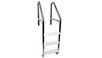 SR Smith Econoline Standard Crossbrace Plus Ladder | Commercial 23" 3-Step Plastic Tread 0.65" Wall Thickness 1.90" Diameter | 10076