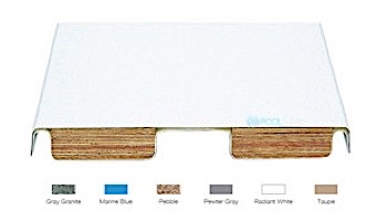 SR Smith 10ft Fibre-Dive Board Radiant White with White Tread | 66-209-270S2-1