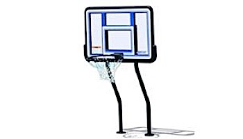 SR Smith Salt Pool Friendly Basketball Game with Anchors | Vinyl Coated Dual-Post | S-BASK-44