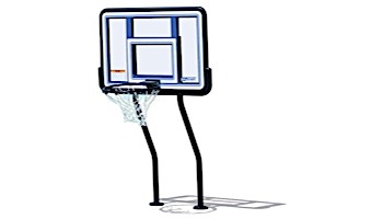 SR Smith Salt Pool Friendly Basketball Game without Anchors | Vinyl Coated Dual-Post | S-BASK-441