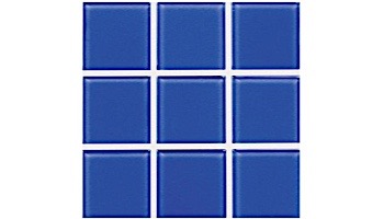 National Pool Tile Venus Glass Series | Electric Blue 2x2 | GLTV032