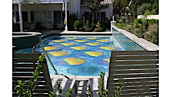 Solar Sun Rings Solar Blanket | Palm Tree Pattern 5' Diameter | SSR-1