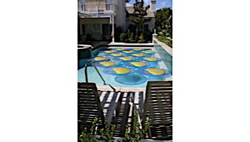 Solar Sun Rings Solar Blanket | Palm Tree Pattern 5' Diameter | SSR-1