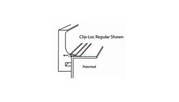 Stegmeier 8' Capstone Clip-Loc with Liner Track | 14 per Case | 8CF1000