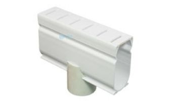 Stegmeier Deck Drain Down Adapter | White | DDAW