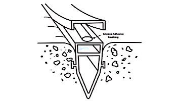 Stegmeier 12' Re-Cover Strip II | White | RS2W