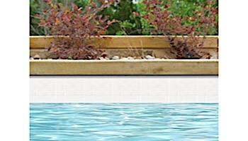 National Pool Tile Unglazed 2x2 Series #A13 | White / Biscuit | 0A1322GMS1P