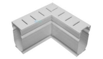 Stegmeier Deck Drain 90 Degree Angle | White | D9W loading=