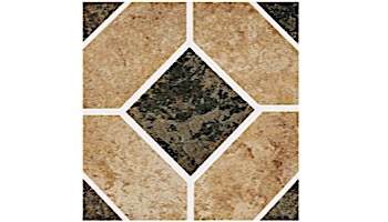 National Pool Tile Aztec Series 6x6 Deco | Barley | AZ3 DECO