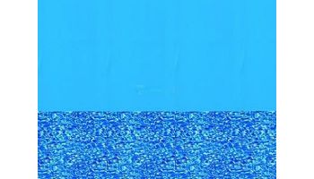 Blue Swirl 18' Round Standard Gauge Overlap Style Liner | LI1848SB25