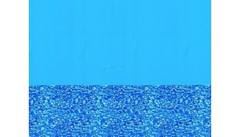 Blue Swirl 24' Round Heavy Gauge Overlap Style Liner | LI2448SB25
