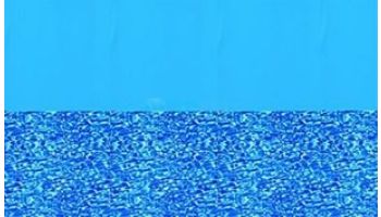 Blue Swirl 18'X33' Oval Heavy Gauge Overlap Style Liner | LI1833SB25